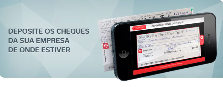 Depósito de Cheque pelo Celular